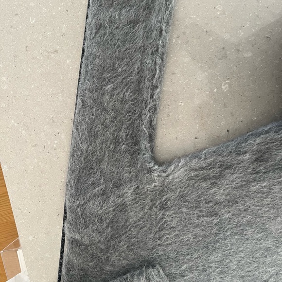 Toteme Gray Alpaca Boxy Wool Sweater Medium M RARE Soft Luxury - Picture 12 of 12